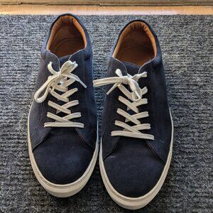BLKBRD Navy Suede Sneakers 10.5
